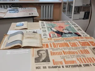 К 120-летию со дня рождения летчика-испытателя В.П. Чкалова проэкспонированы подлинники архивных документов